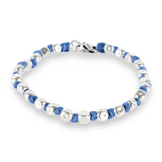 Armband Spadarella Spadini in Silber SPBR003-17 BLUETTE SCURO - SPBR003-17 BLUETTE SCURO